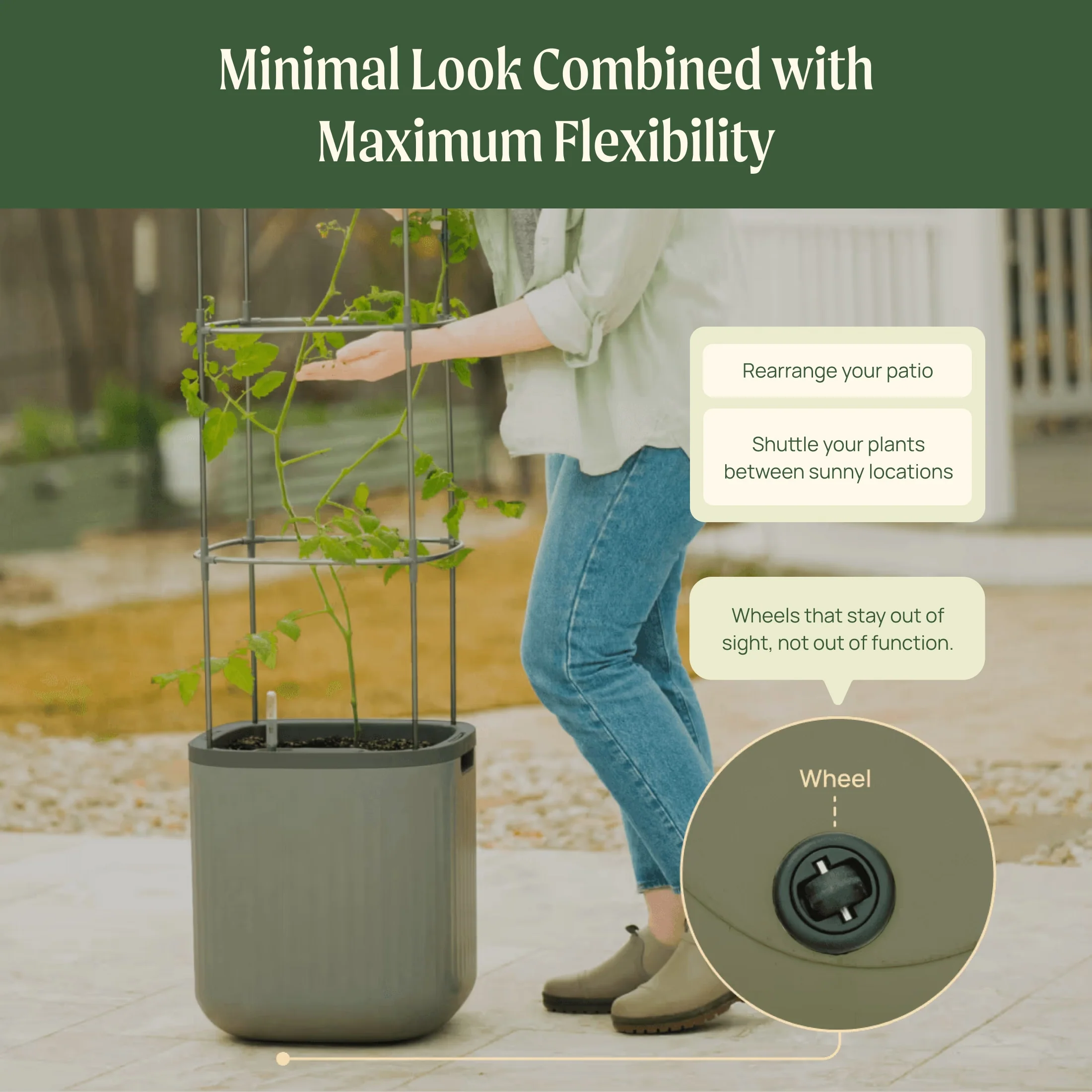 EZ Self-Watering Tomato Planter with Trellis Gen 1 - Image 10