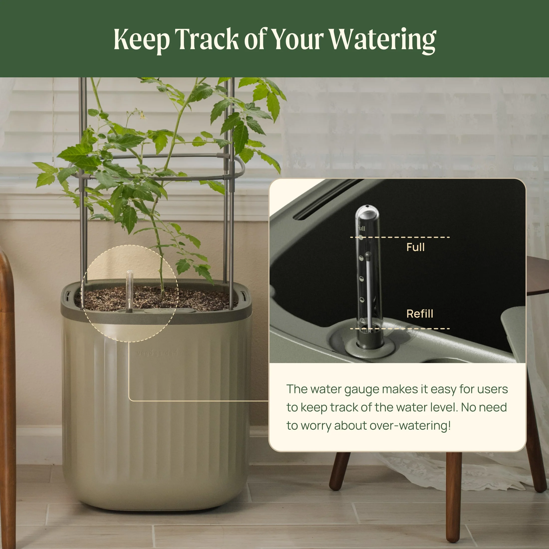 EZ Self-Watering Tomato Planter with Trellis Gen 1 - Image 6